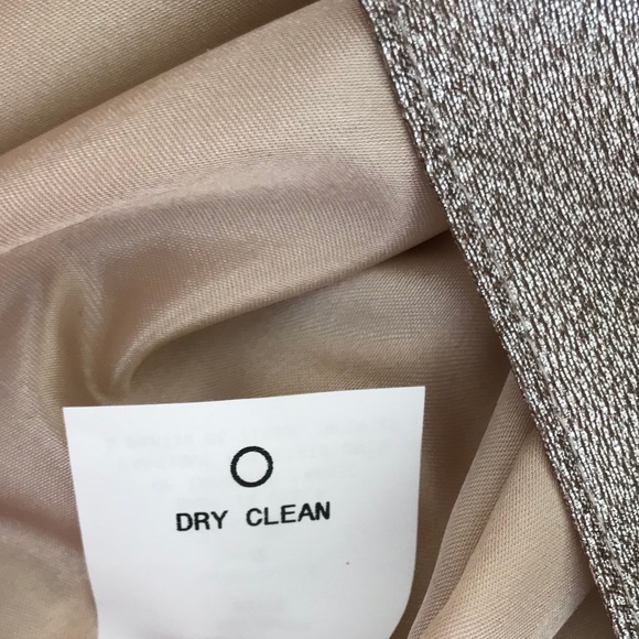 NWT ABS ALLEN SCHWARTZ Metallic Strapless Dress - Picture 8 of 8